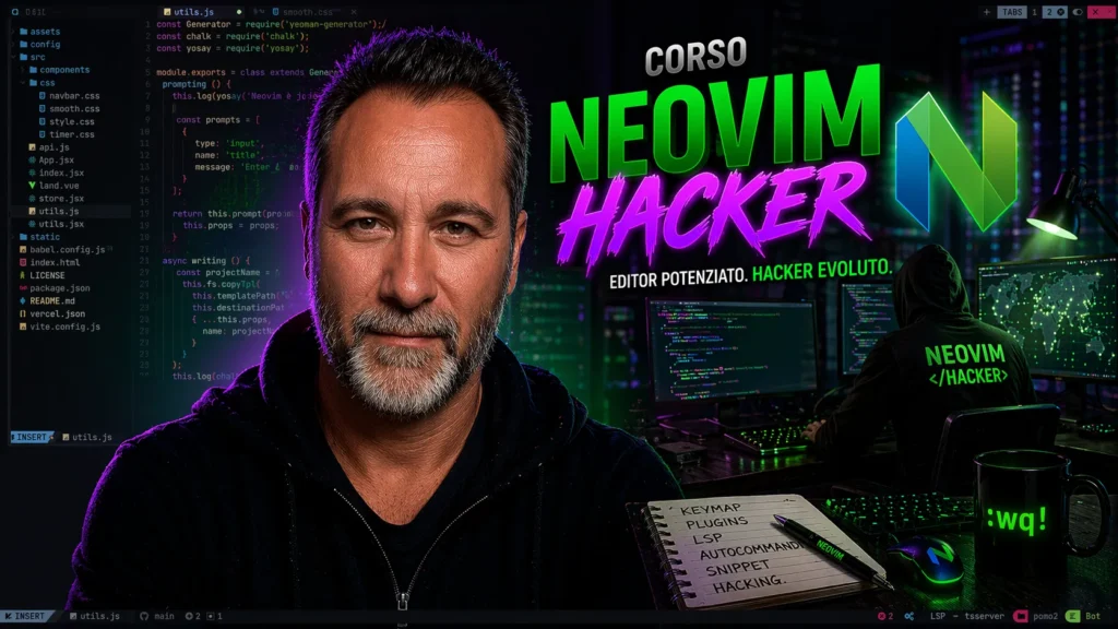 Corso NeoVim per Hackers con setup offensivo professionale